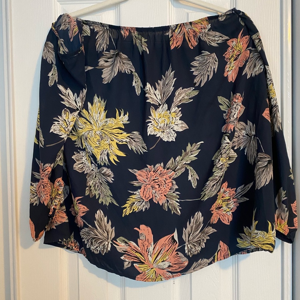 Off shoulder with sleeves